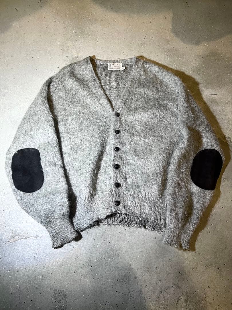 50s 60s ビンテージ モヘア カーディガン Town Craft グランジ