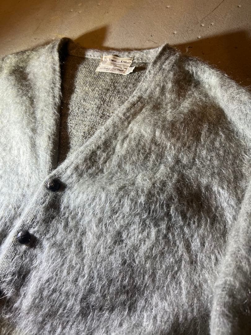 50s 60s ビンテージ モヘア カーディガン Town Craft グランジ