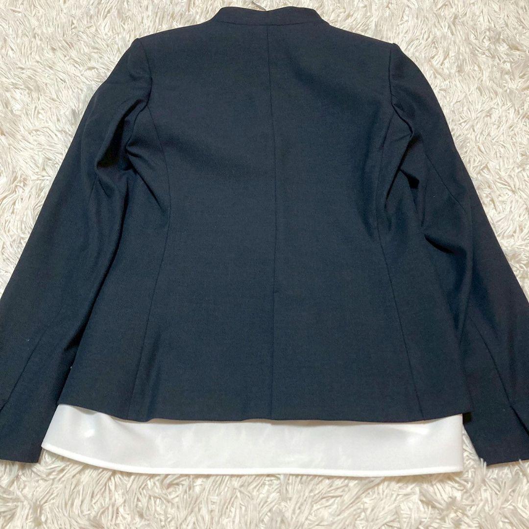 【未使用級♡2.9万相当】プラステ　リネンブレンドカラーレス　パンツスーツ　M