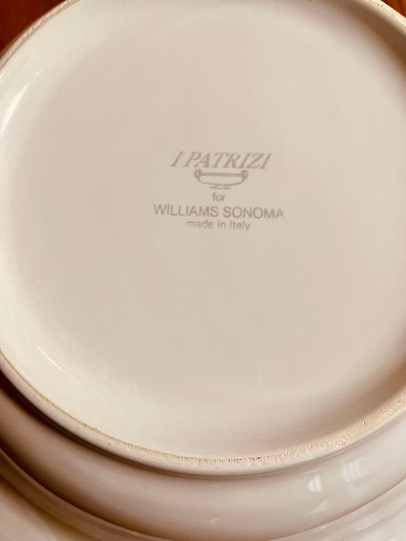 I PATRIZI ホワイトプレート 約37.5cm