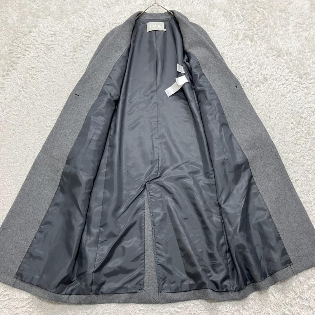 未使用級✨22AW✨アイシービー チェスターコート ロング 大きいサイズ XL