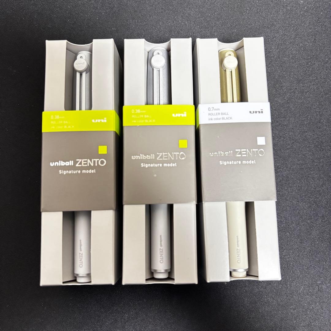 uniball ZENTO ゼント シグニチャーモデル 0.38mm 0.7mm