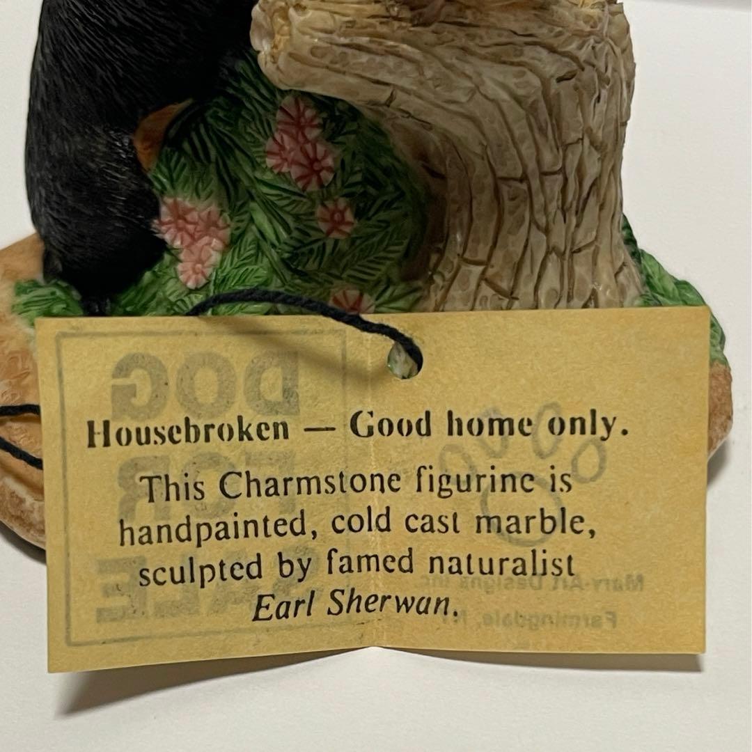 ヴィンテージ Earl Sherwan Charmstone 犬　一点物