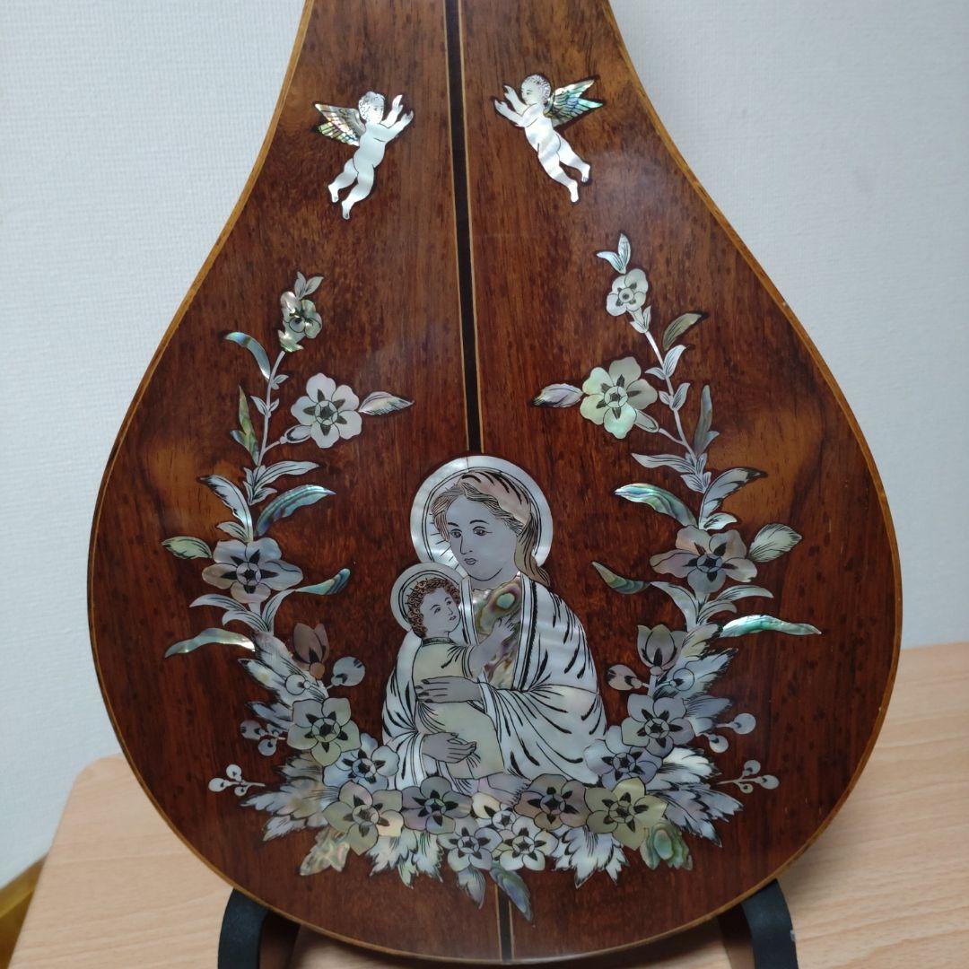 マンドリン 螺鈿マリア像
