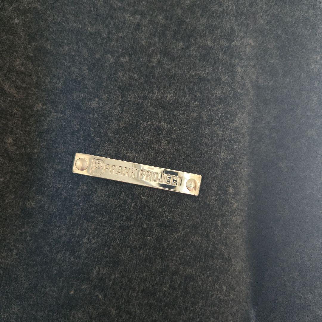 PRANK PROJECT チャコールグレー　ウール　カシミヤ　ダメージニット