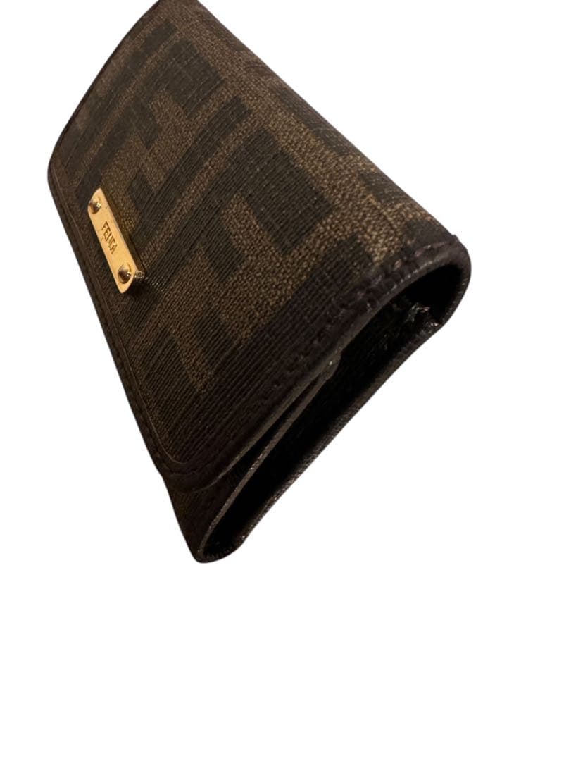 『美品』FENDI ブラックキャンバスキーケース箱付き