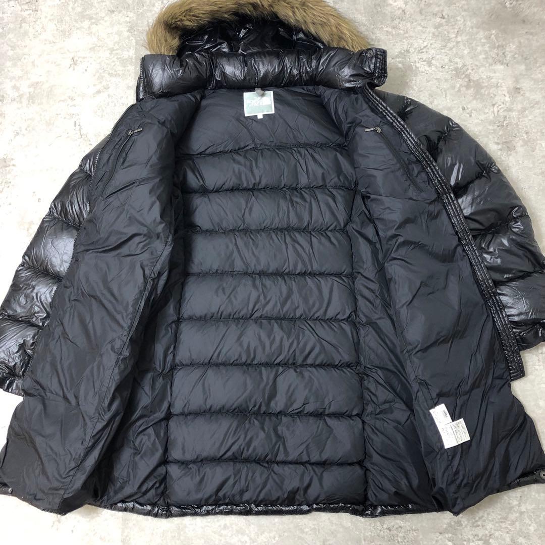 THE NORTH FACE ノースフェイス メトロダウンコート 黒 フード L