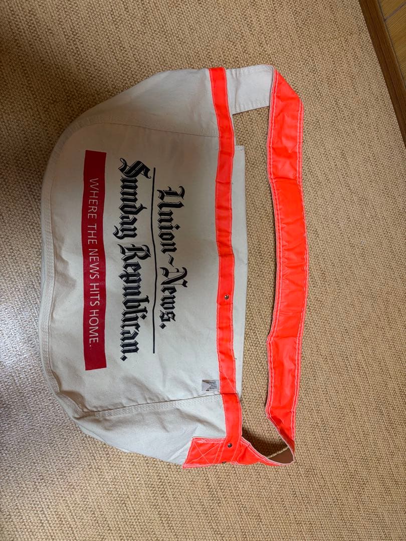 80s ニュースペーパーバッグ