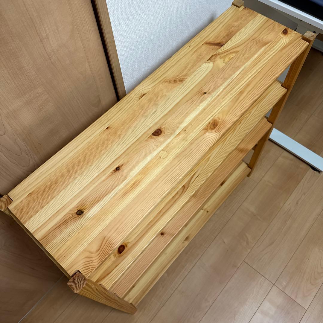 無印良品　パイン材ユニットシェルフ　86cm幅