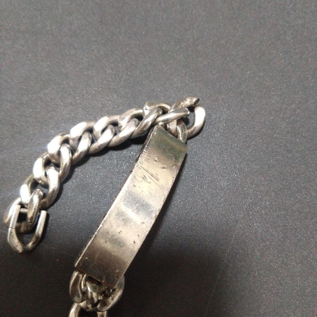  　プレートチェーン　925Sブレスレット