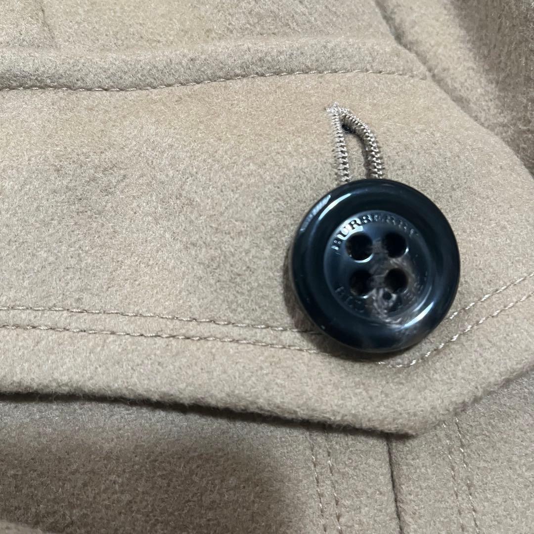 美品✨バーバリー ブルーレーベル　ラクーン ファー付きロングコート　ベージュ　M