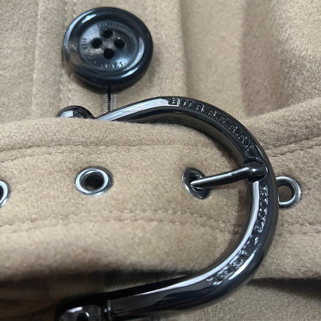 美品✨バーバリー ブルーレーベル　ラクーン ファー付きロングコート　ベージュ　M