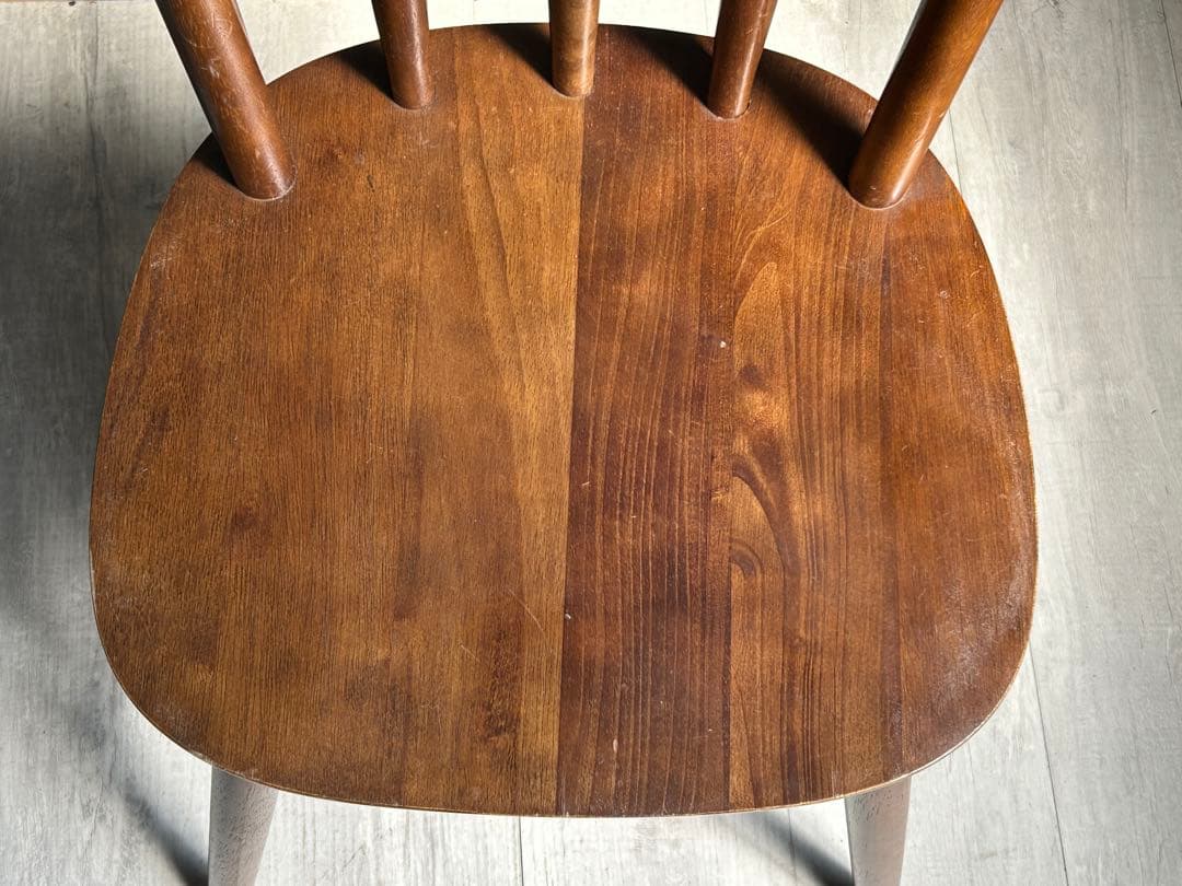 ①希少　ウィンザーチェア　スポークチェア　ヴィンテージチェア　2脚セット　SH