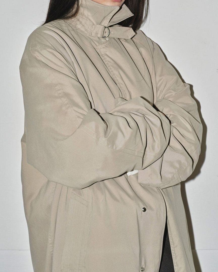 todayful Soutiencollar Trench Coat オリーブ