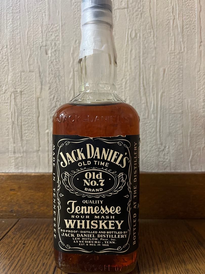 【超貴重】ジャックダニエル Old No.7 青紙封印　ヴィンテージ1977年
