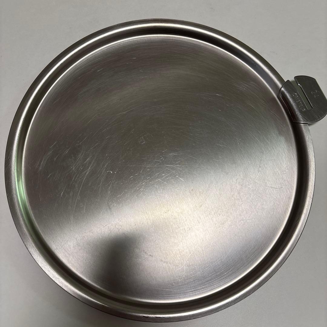 クリステル蓋24 オールステンレス廃盤品