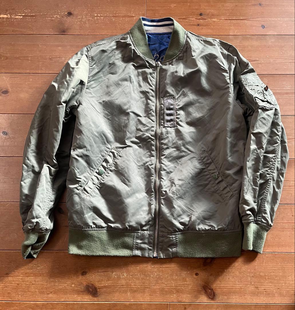 ALPHA INDUSTRIES スカジャン MA-1 リバーシブル　XLサイズ