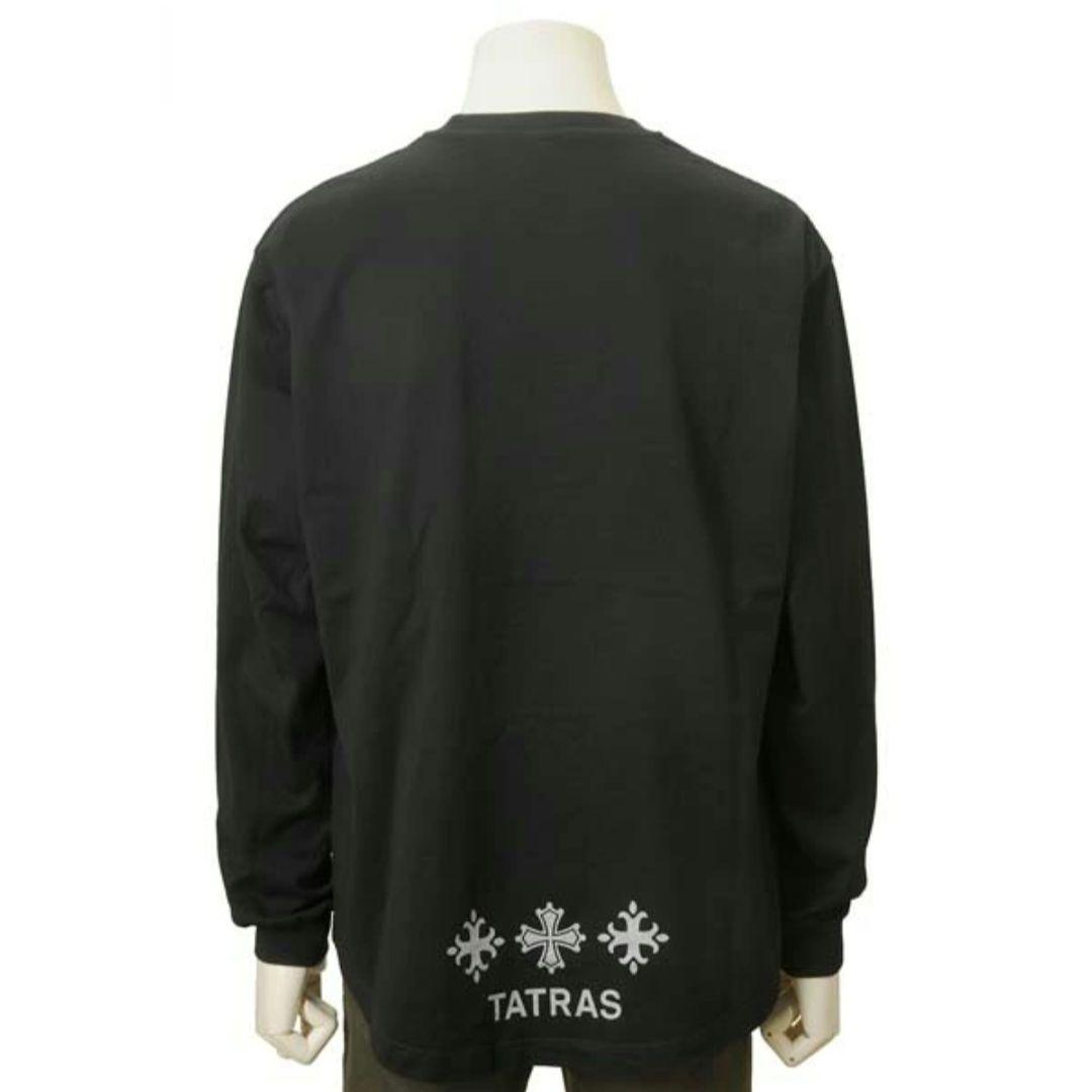 訳あり TATRAS ブラック 長袖カットソー