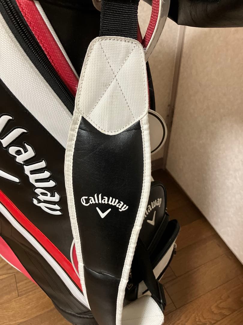 Callaway キャディバッグ 黒/赤/白