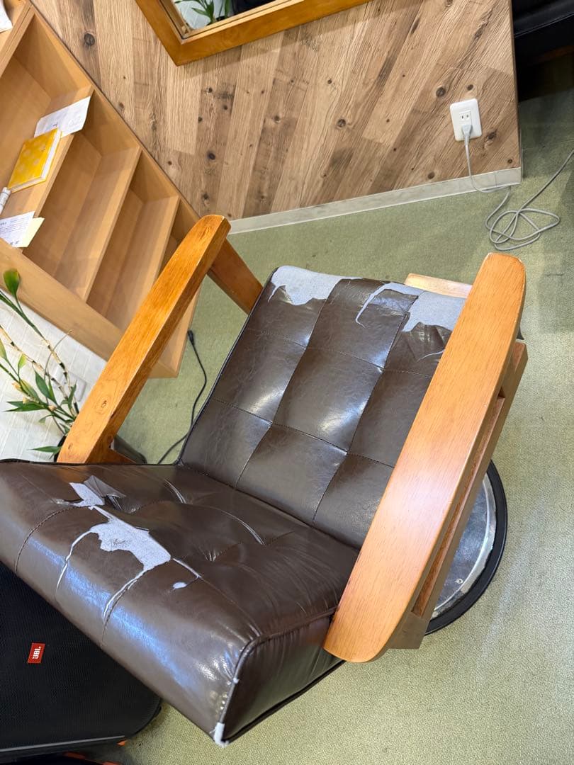 美容室椅子　サロンチェア　2脚セット