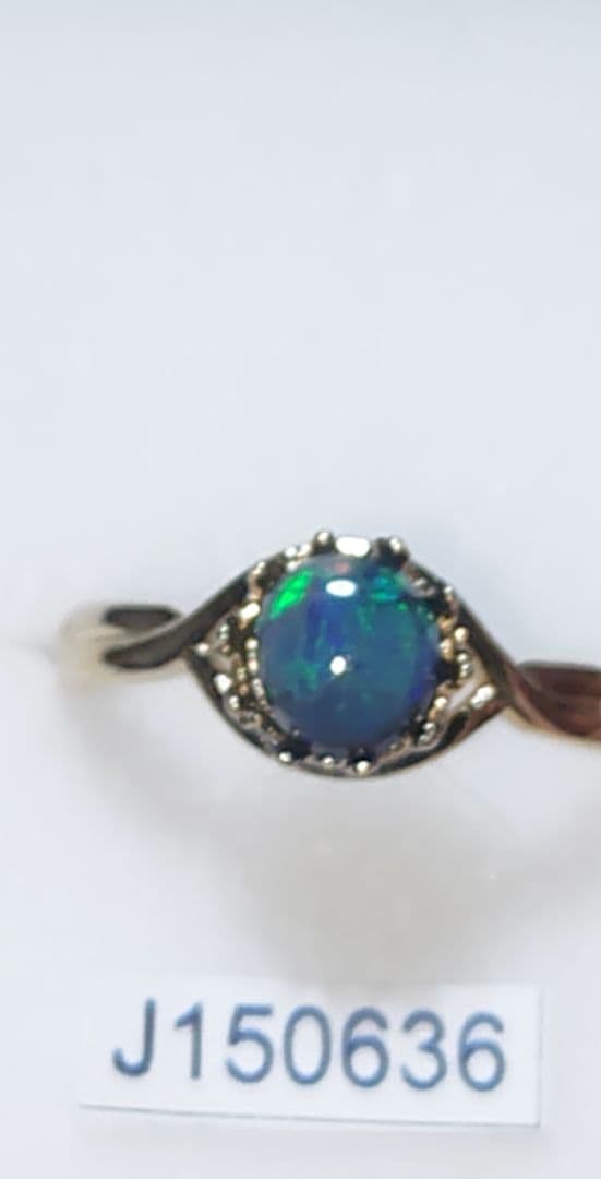 あんしん鑑定付　極ネオン　ライトニングリッジ産ブラックオパール 24Kgp