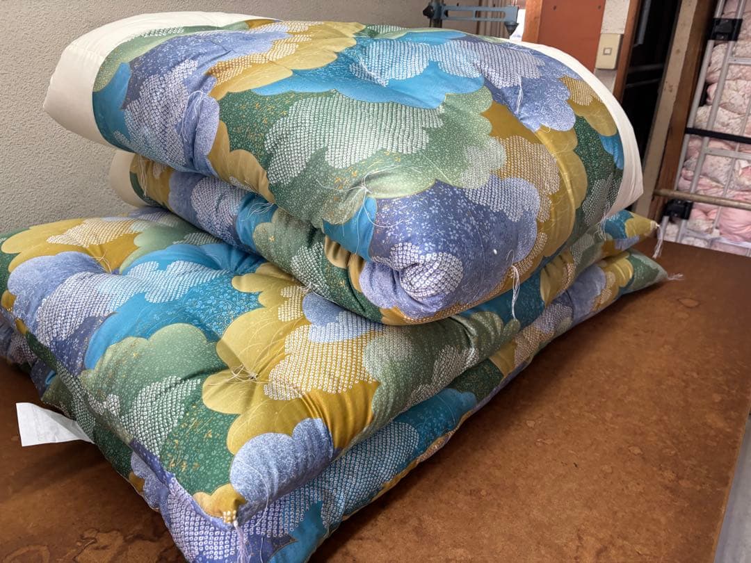 シングル掛け布団敷布団セット　日本製　和布団