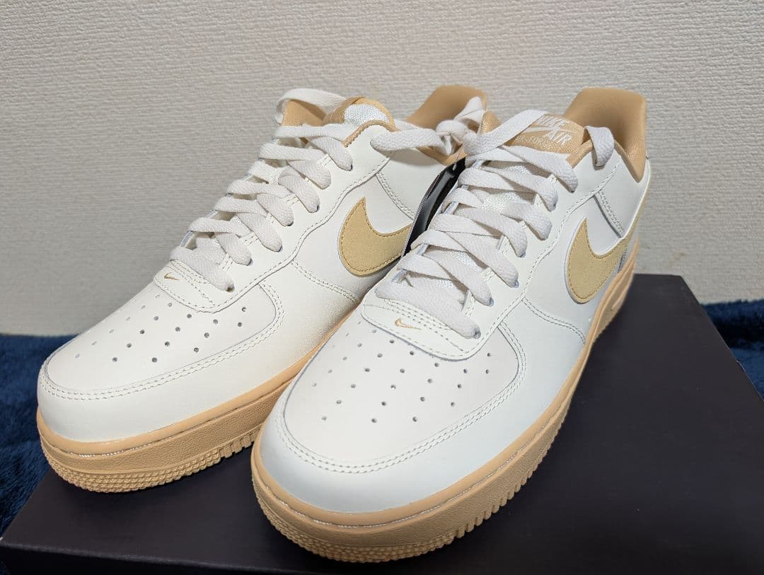Nike Air Force 1 ホワイト/ベージュ　28cm