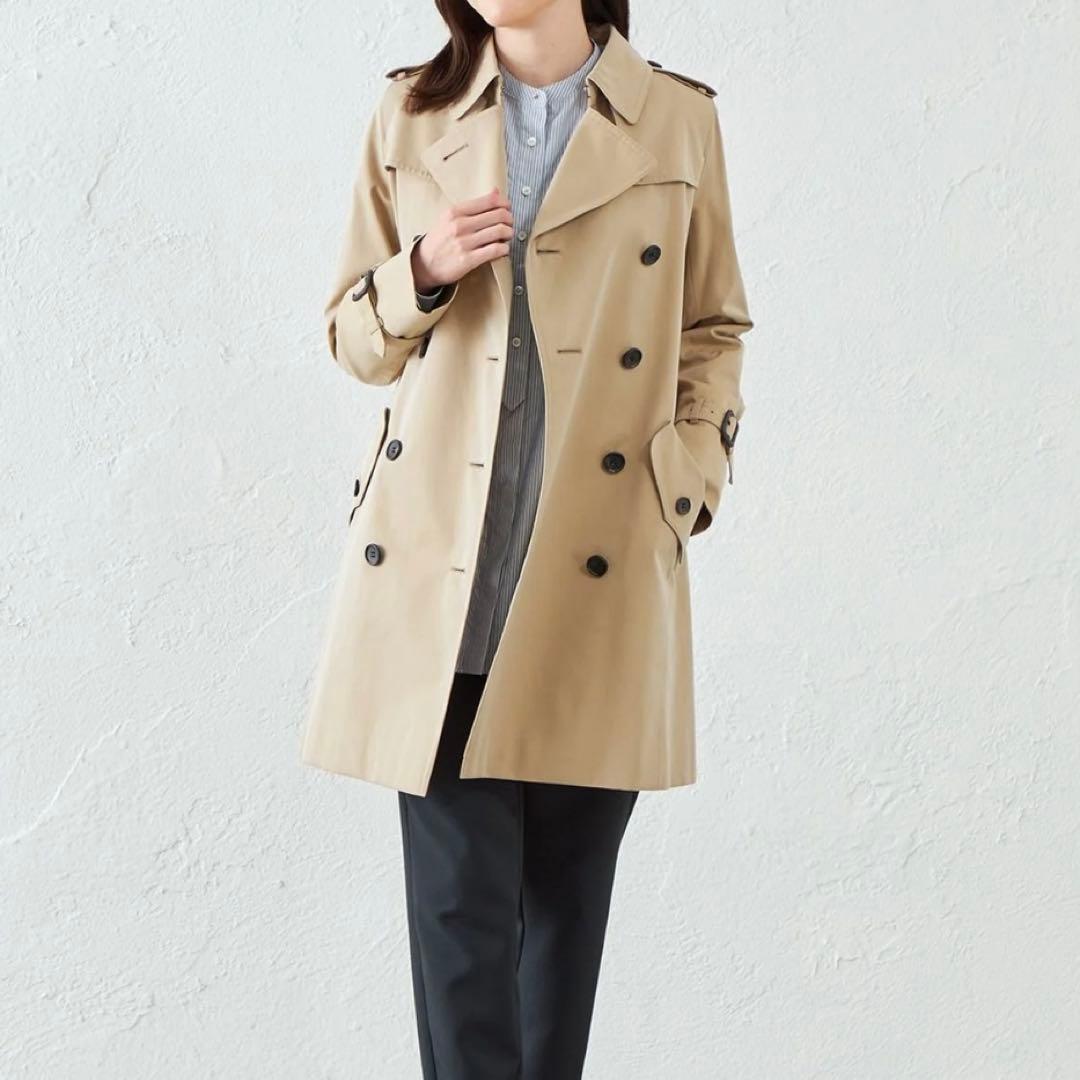 【EDDY様】サンヨー 100年コート ダブルトレンチコート ショート 40