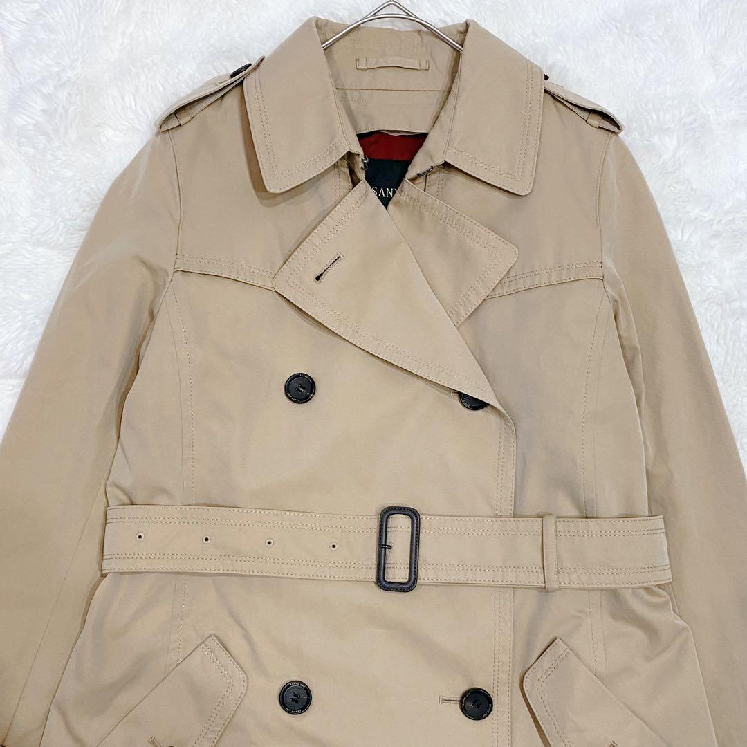 【EDDY様】サンヨー 100年コート ダブルトレンチコート ショート 40