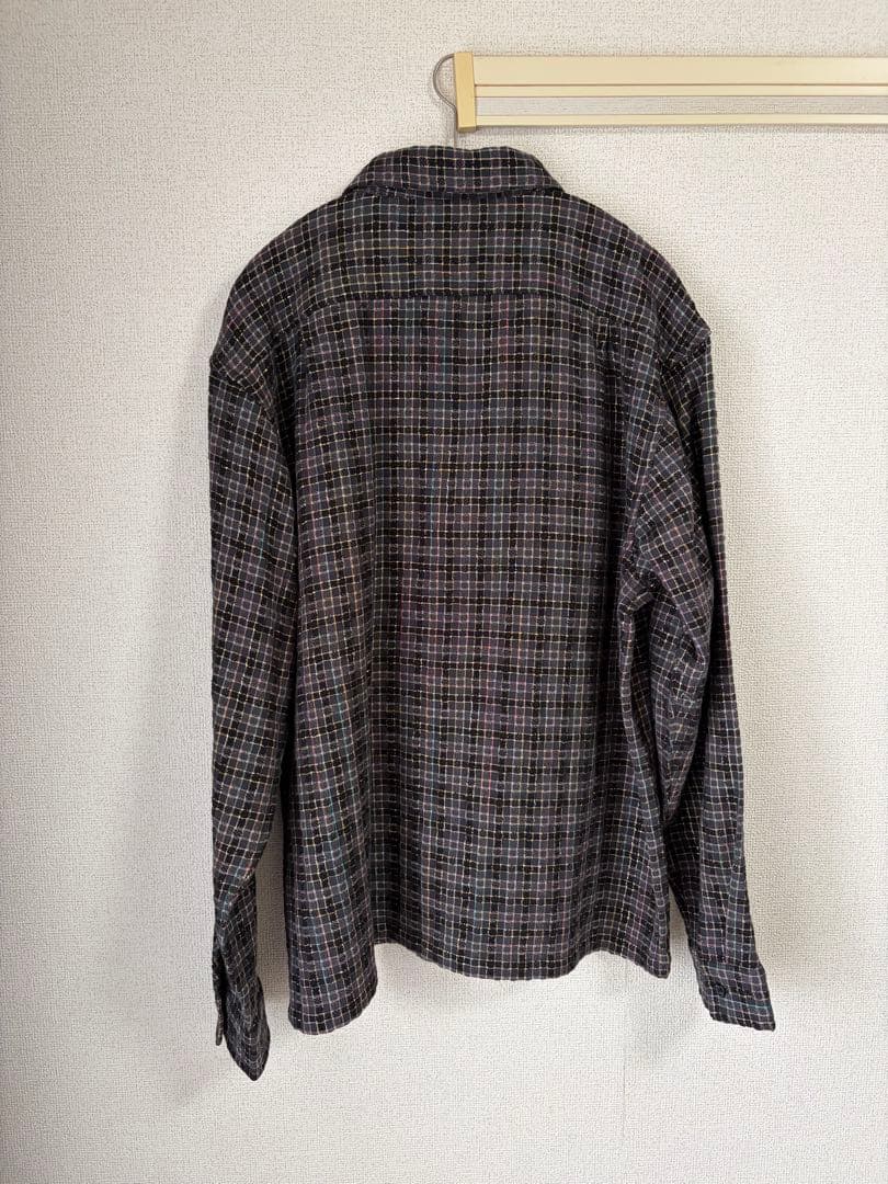 トップス llic Plaid Zip Up Shirt