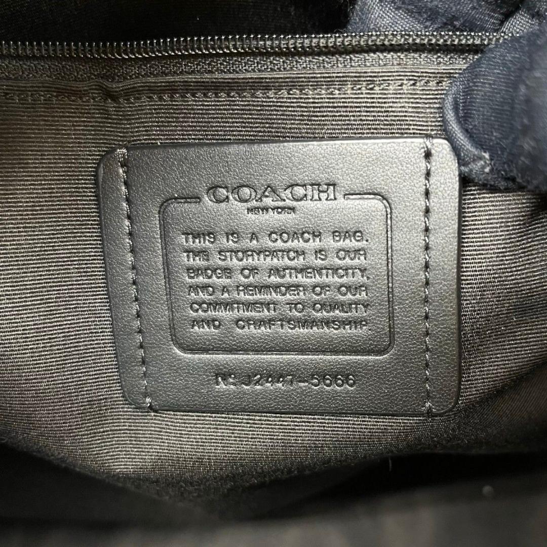 美品 COACH コーチ リュック バックパック レザー ブラック　5666