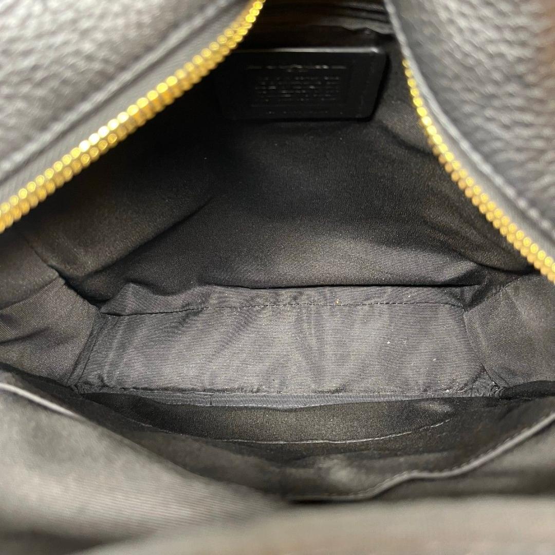 美品 COACH コーチ リュック バックパック レザー ブラック　5666