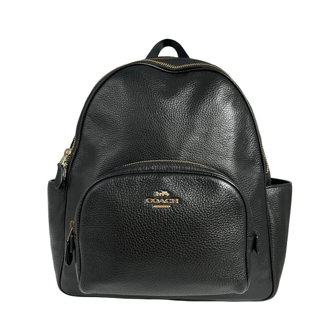 美品 COACH コーチ リュック バックパック レザー ブラック　5666