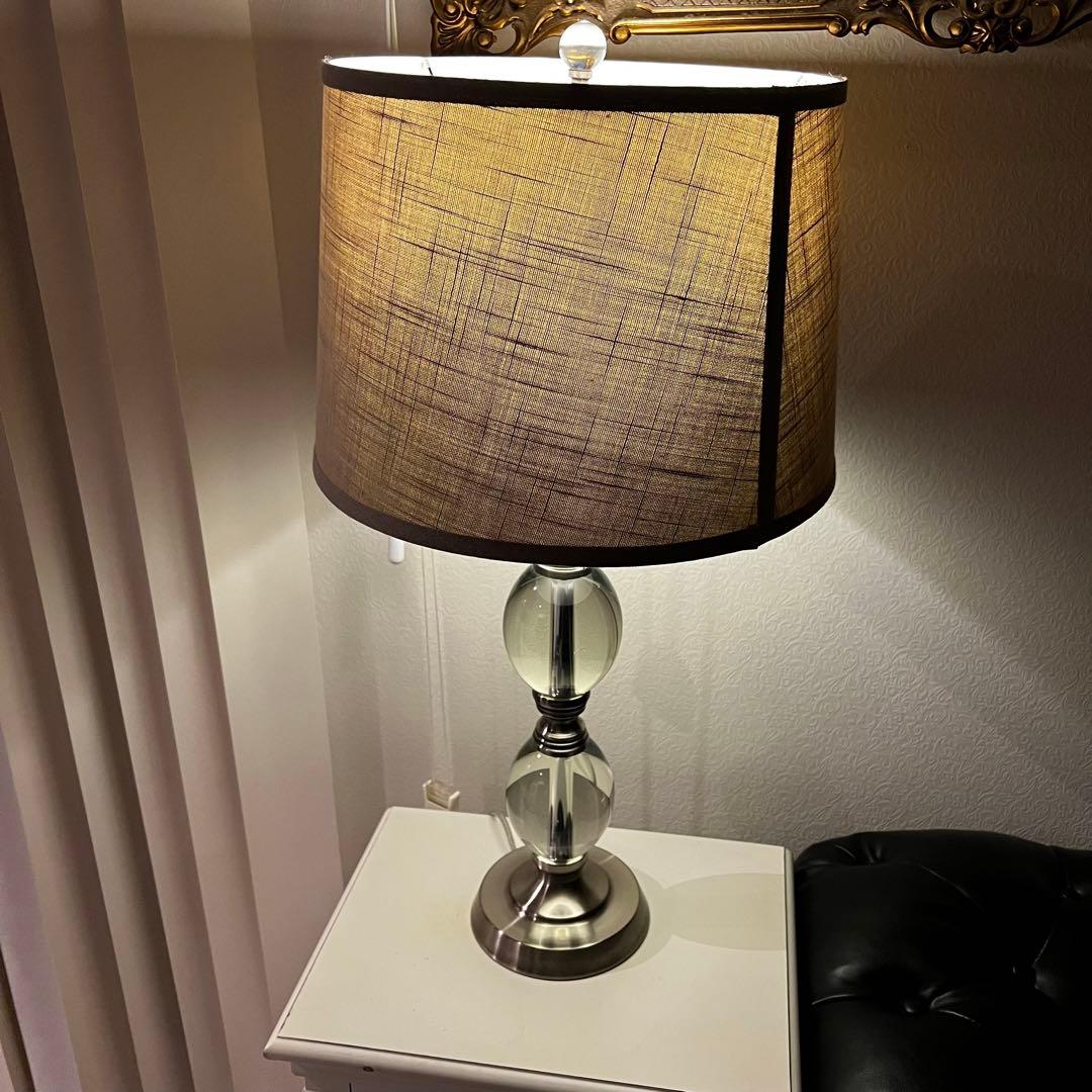 最終値下げ 未使用 テーブルライト クリスタル風