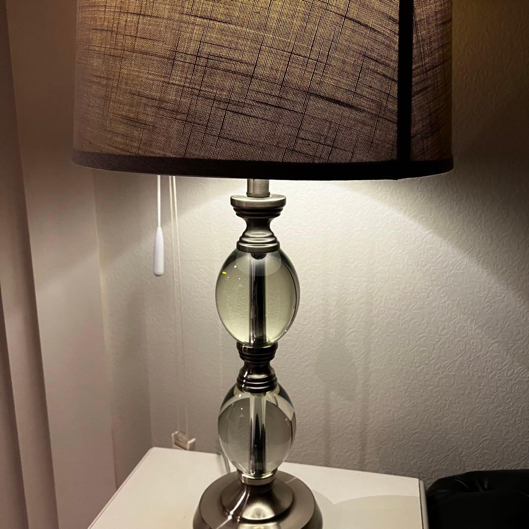 最終値下げ 未使用 テーブルライト クリスタル風