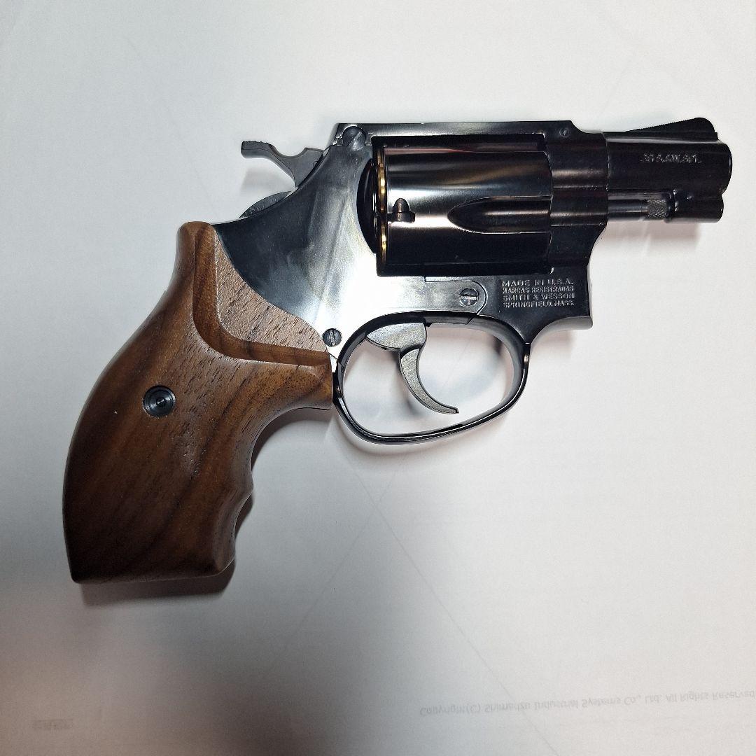 マルシン M36 2インチ Jフレーム ディープブラック 木製グリップ