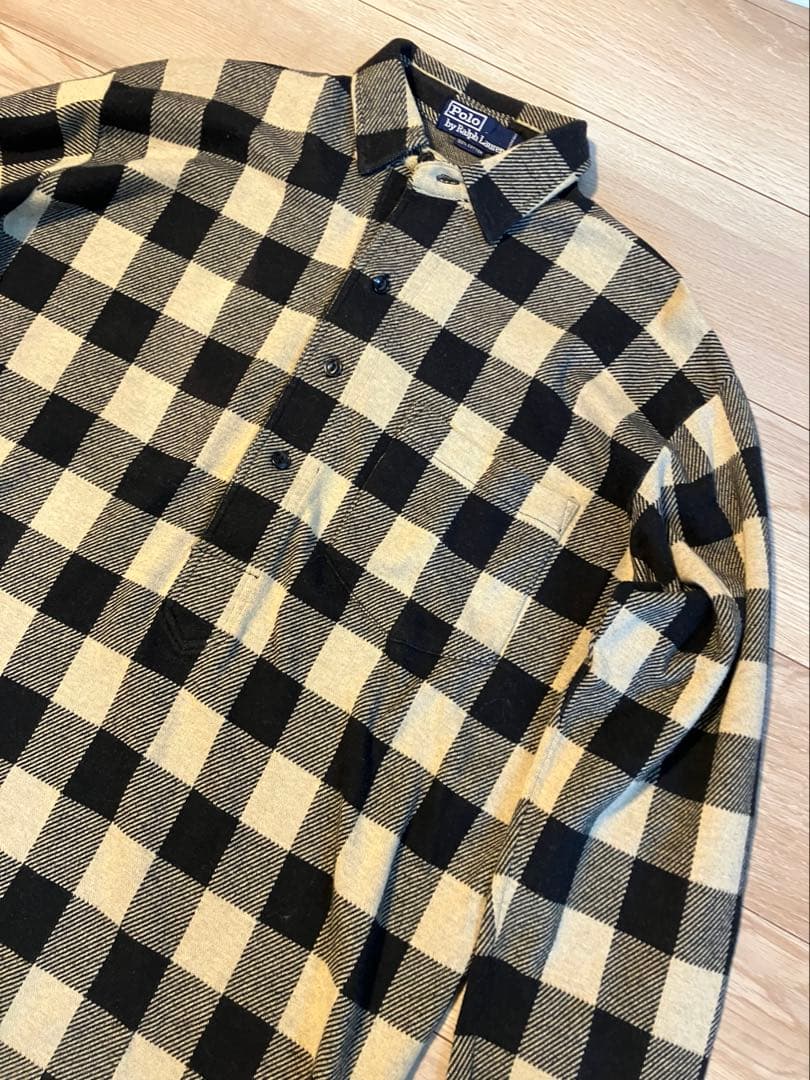 90s Polo by Ralph Lauren ブロックチェック ネルシャツ