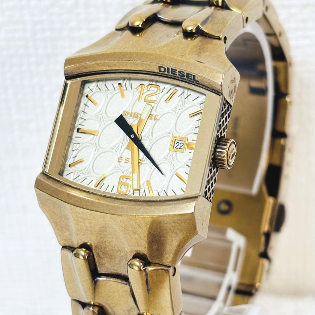 【レア】ディーゼル DZ-5089 ゴールド腕時計 y2k