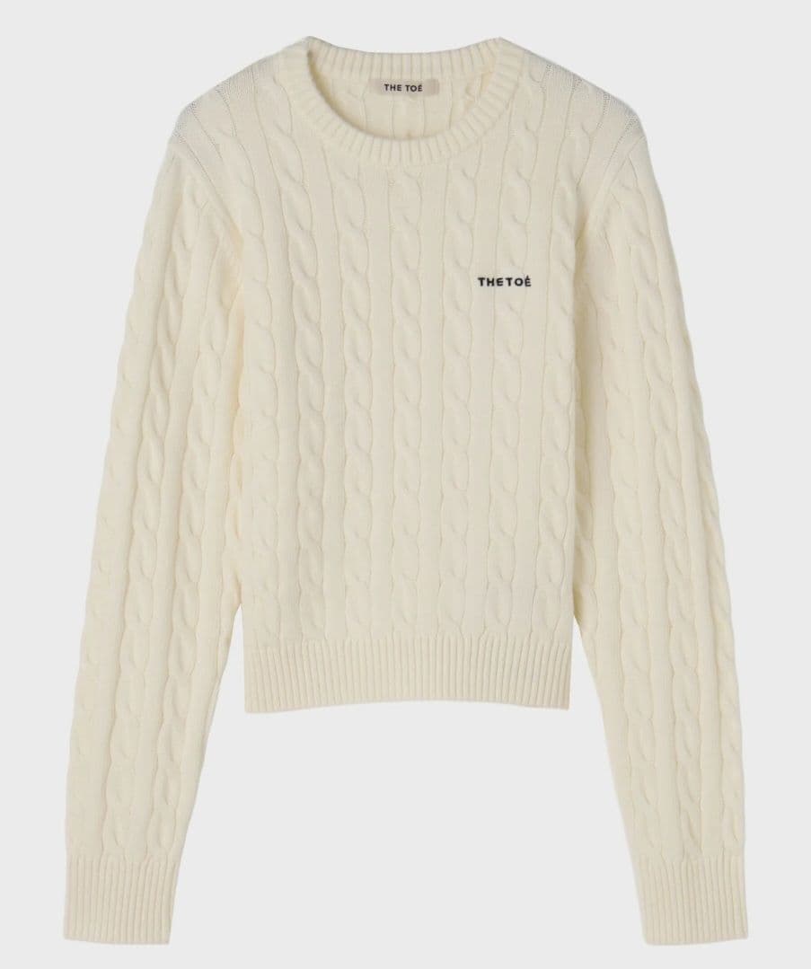 【the toe】 TOÉ Prager Knit white s