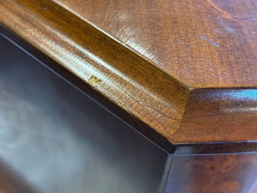 イタリア製　象嵌　猫脚　サイドボード　キャビネット　両開き　チェスト　ygz