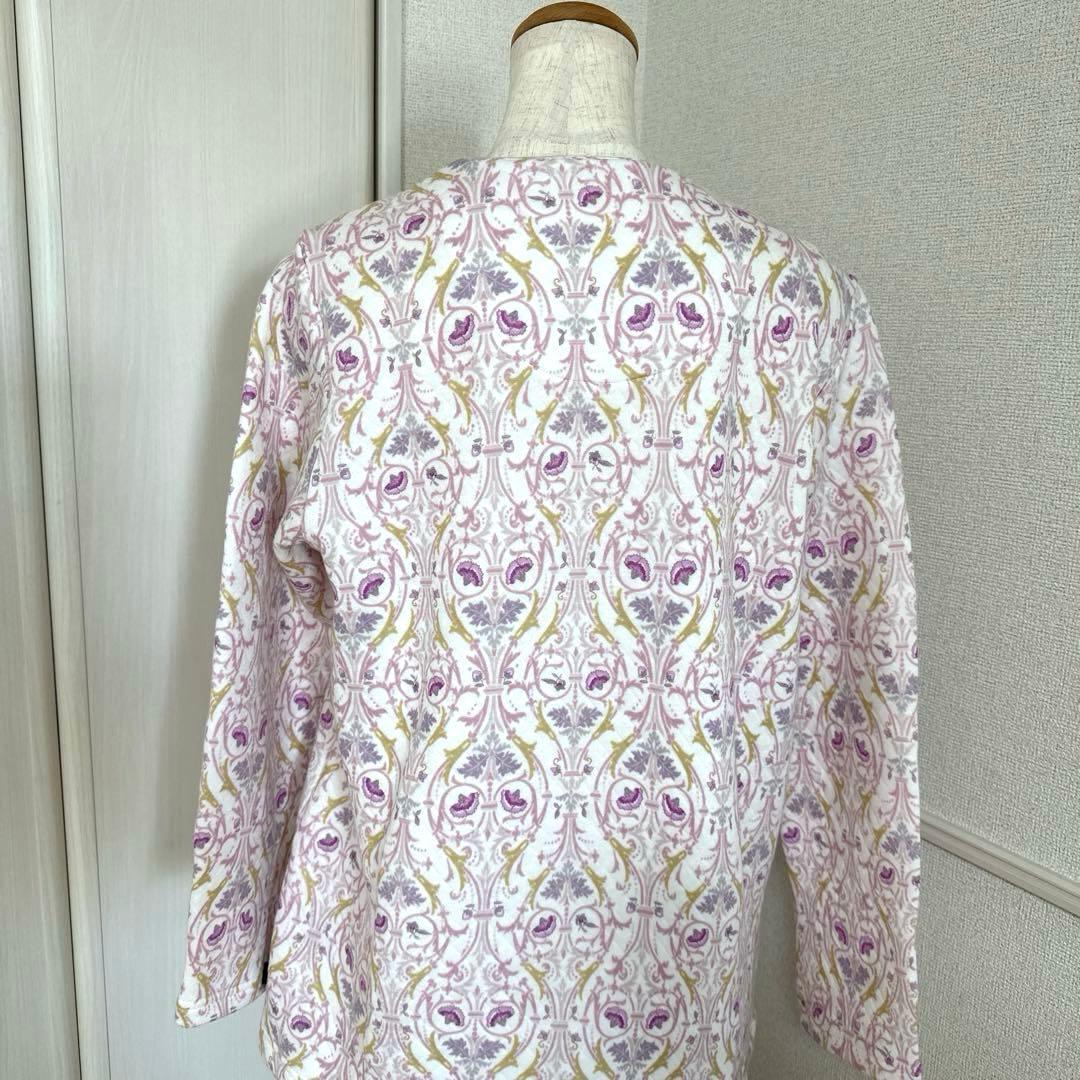 新品未使用タグ付　日本製ワコールミントン　暖か保温素材パジャマ　ラベンダーM