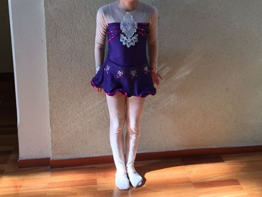 新体操 競技用 レオタード (タイツ付き) 130〜140