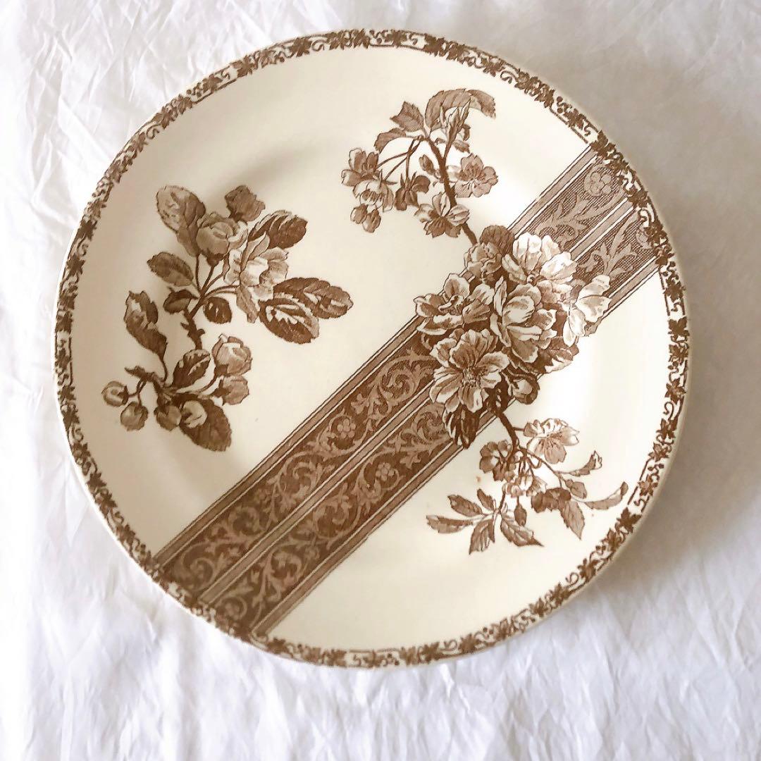 グランデポ　エミールブルジョワ　ディナープレート E フランスアンティーク食器