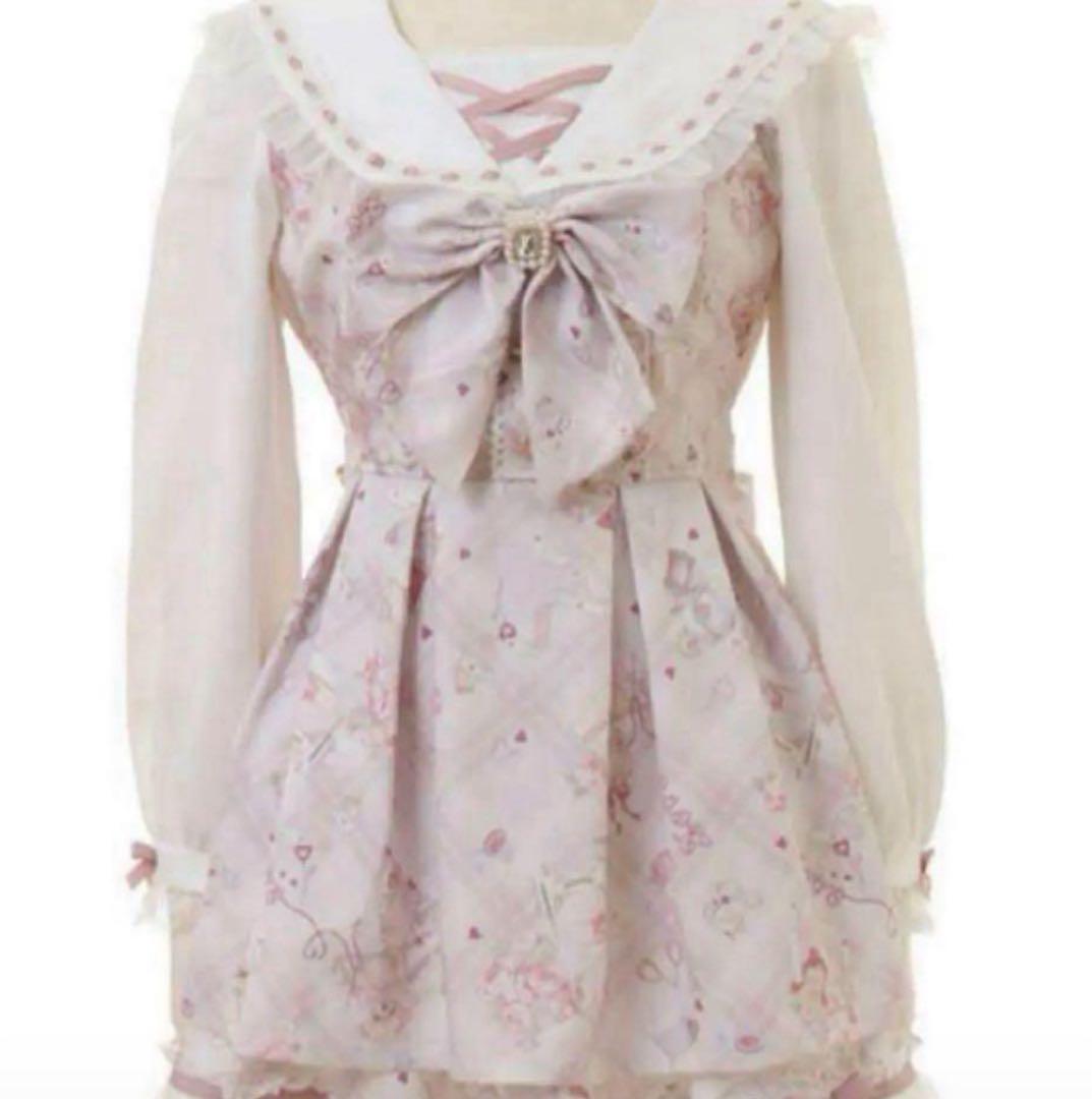 値下げ可LIZLISA sewing bear柄