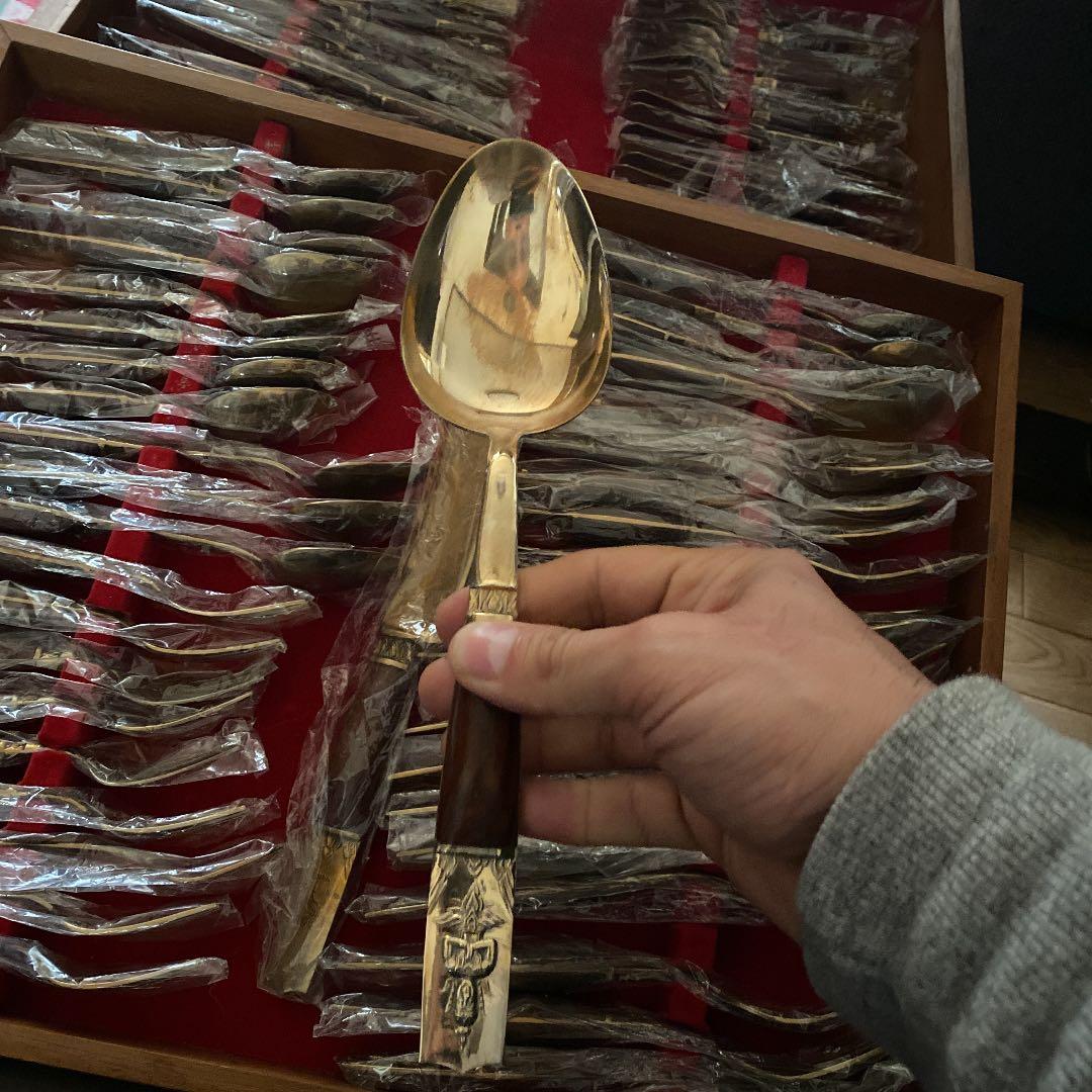 カトラリー(スプーン等) Thai Brass flatware