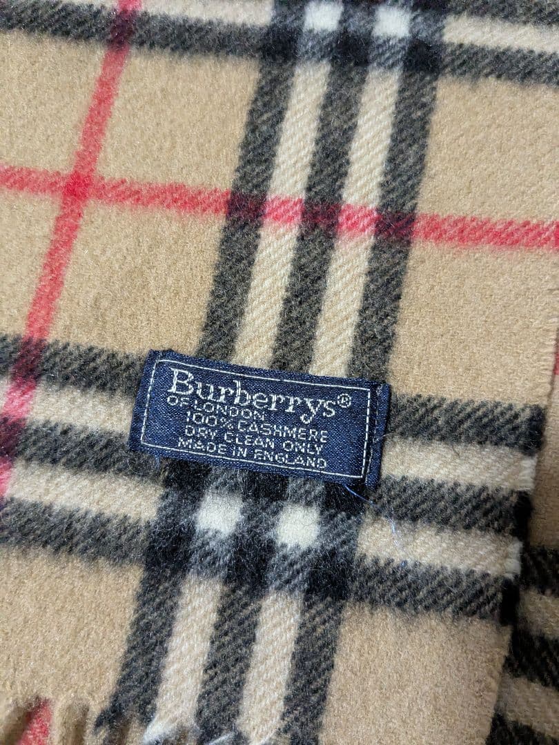 BURBERRY　バーバリー　カシミヤ　マフラー☆ノバチェック