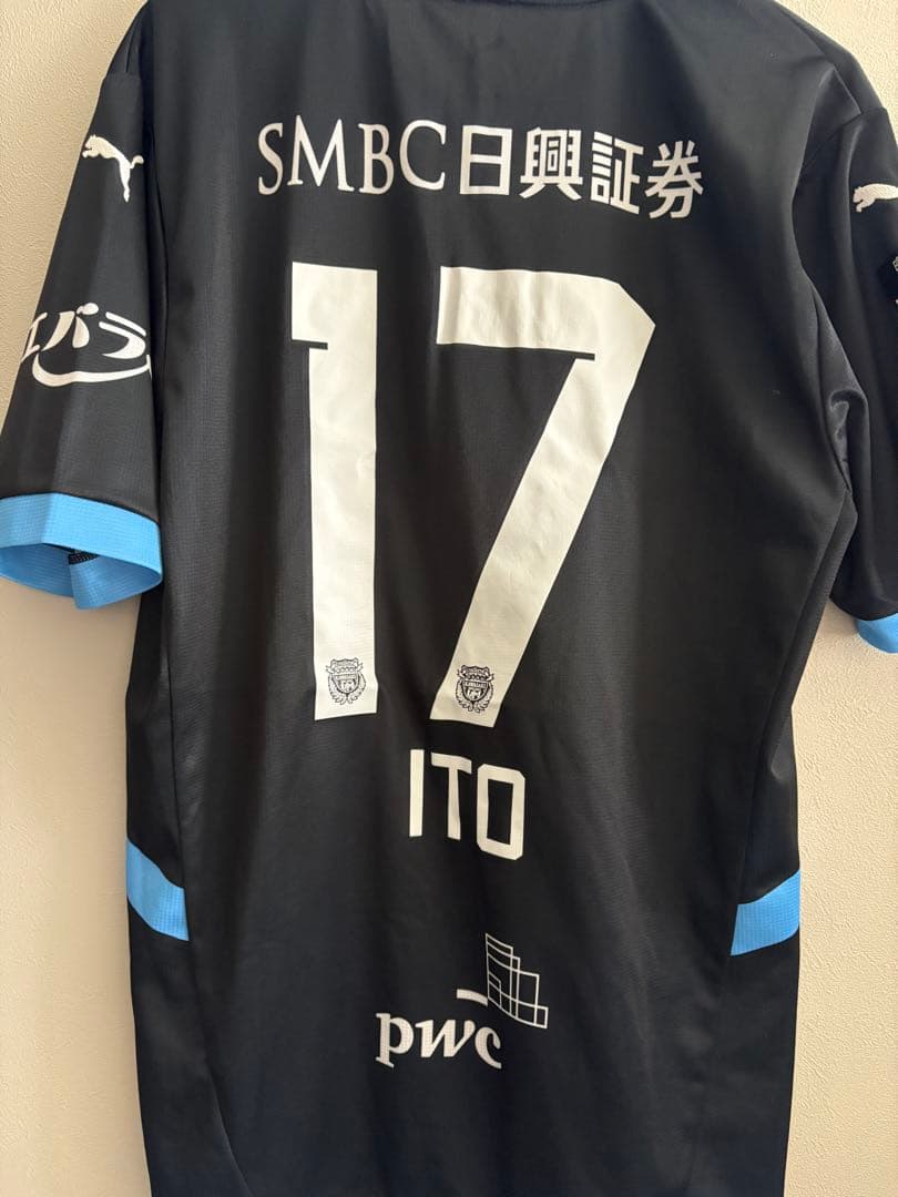 【美品】川崎フロンターレ リミテッドユニフォーム　伊藤達哉　オーセンティック