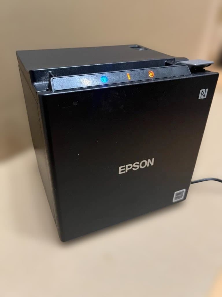 通電確認 EPSON TM-m30 M335B レシートプリンター+純正コード