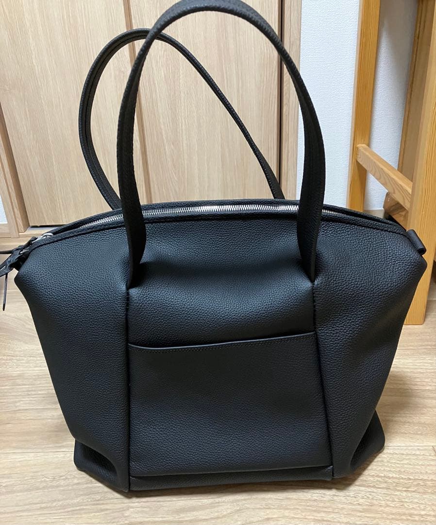 未使用 カンダミサコ toneレザートートバッグ黒 シュランケンカーフ ルボナー