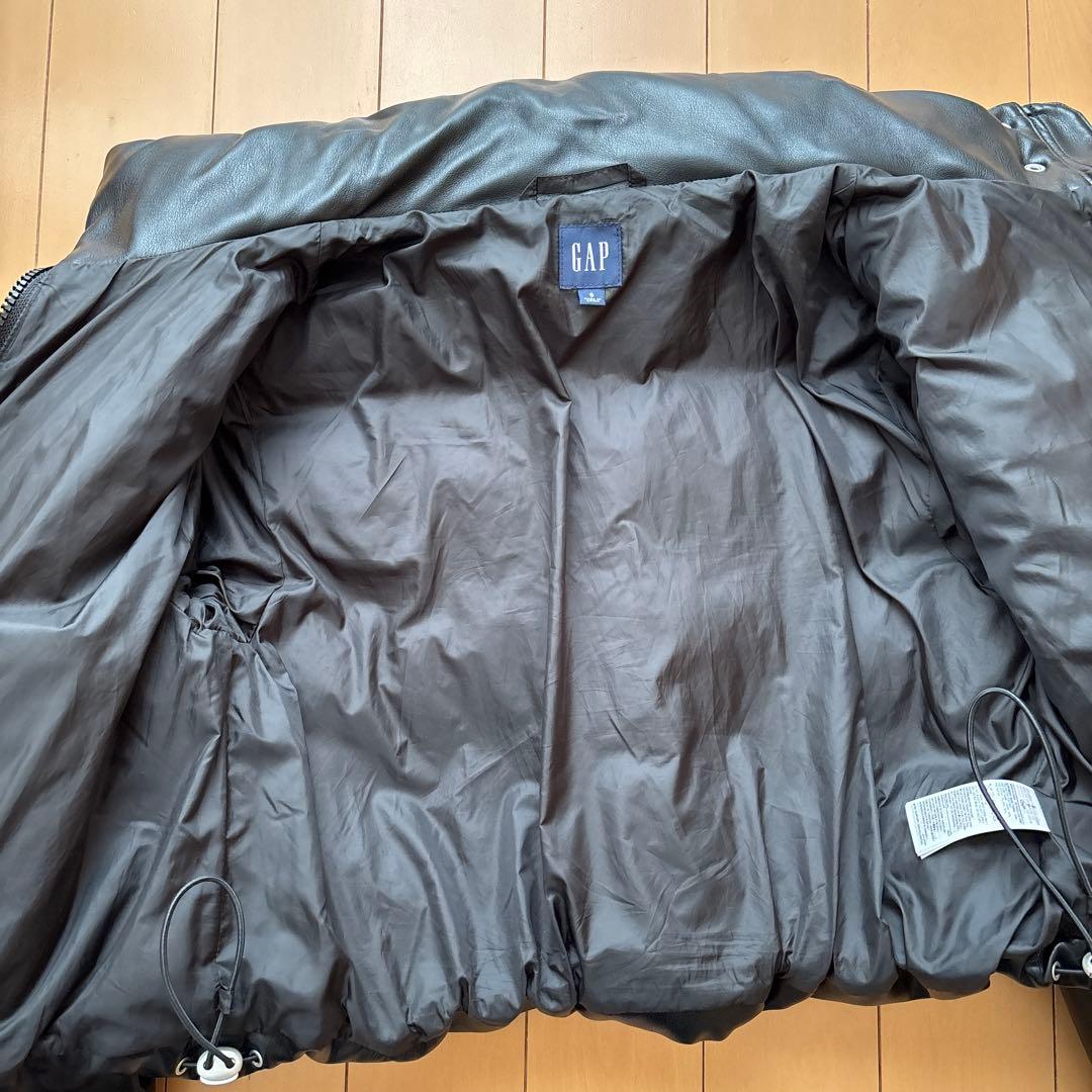 ヴィーガンレザークロップドヘビーウェイトパファージャケット